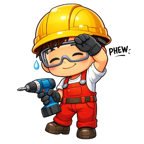 Contractor Burnlist mascot
